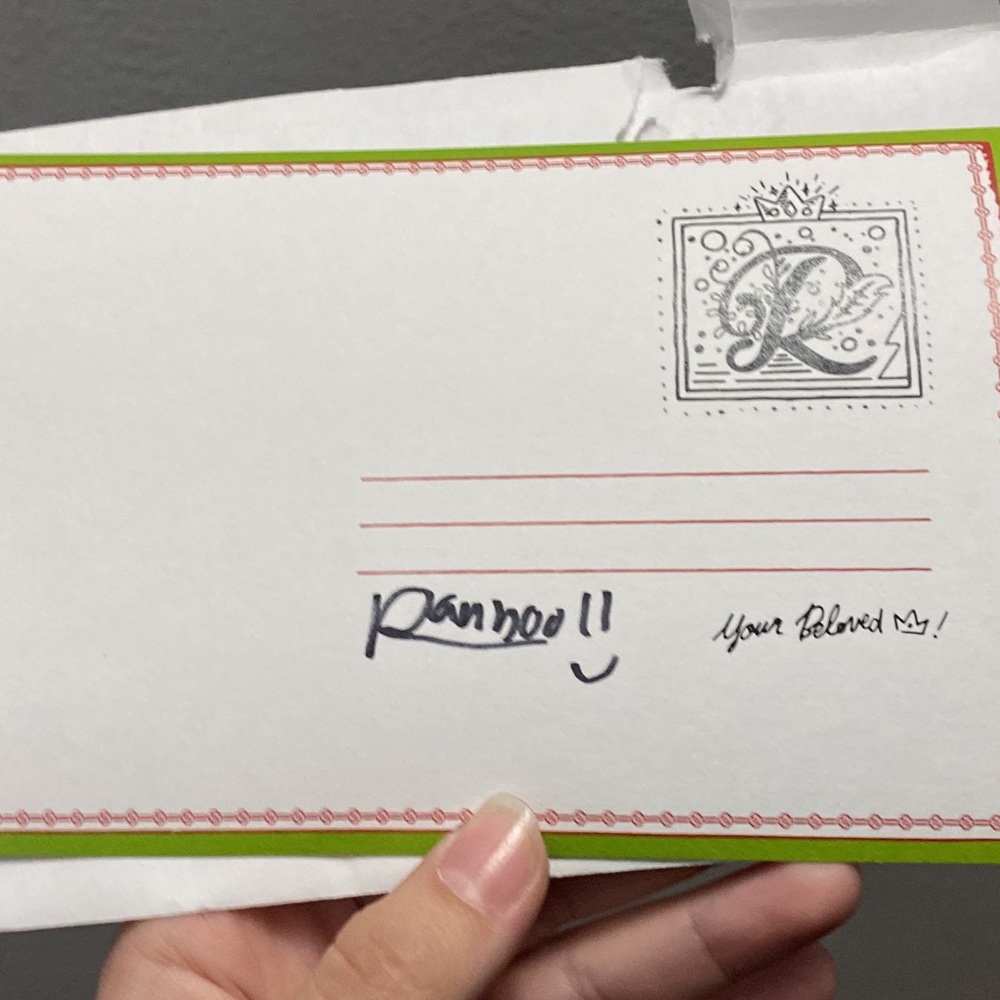 Ranboo Signed Christmas Card